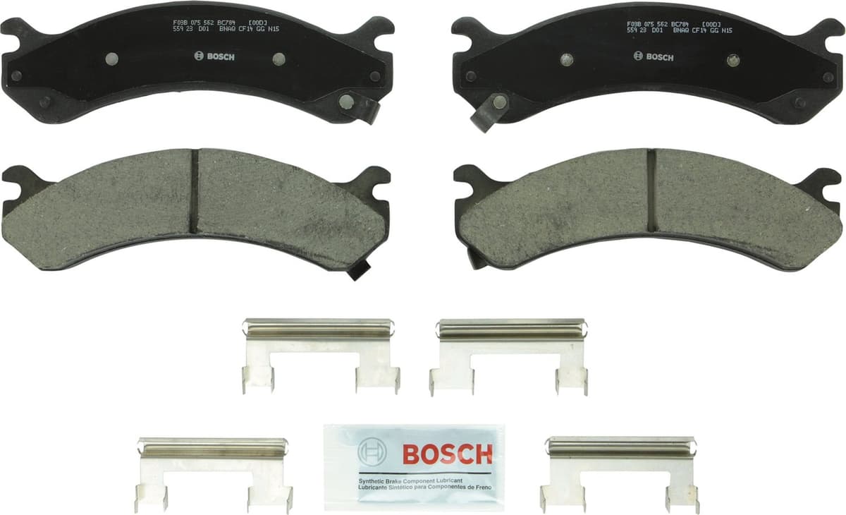 Bosch BC914 QuietCast Premium Ceramic Disc Brake Pad Set For: Acura ILX; Honda Accord, Civic, CR-V, Element, Fit, Front — view 337