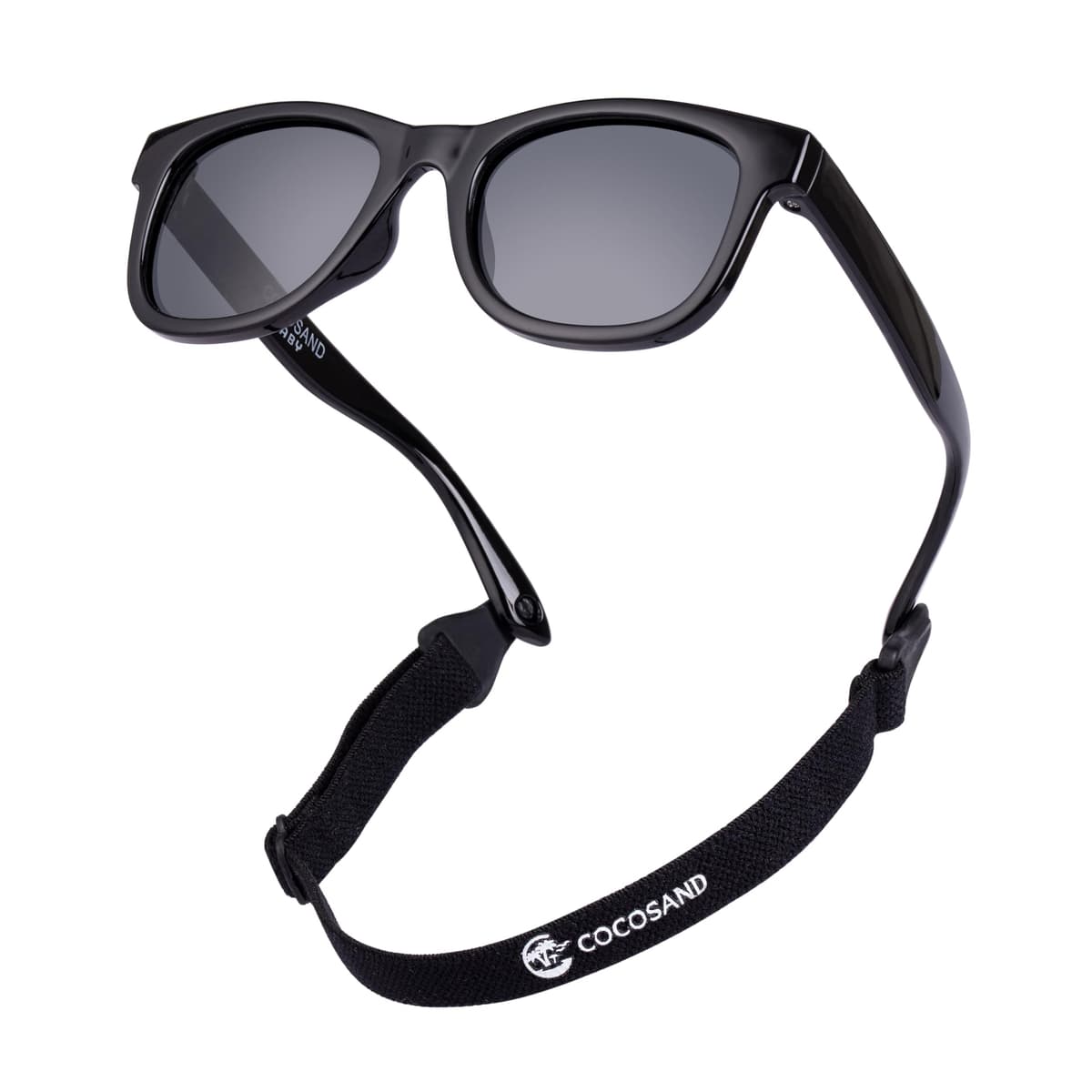 COCOSAND Baby Sunglasses with Strap Polarized Flexible Frame for Toddler Infant Girls Boys Age 0-24 Months