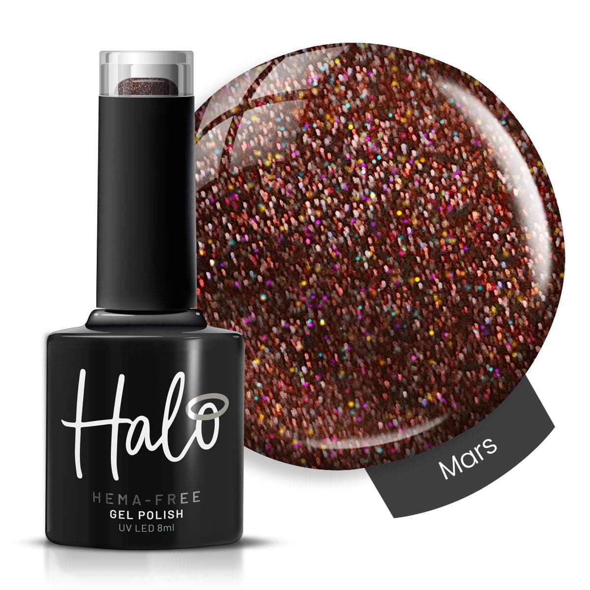 Halo Gel Polish 8ml - Toasty. UV/LED Gel Nail Polish, Long Lasting & Easy To Apply. Nail Art Colours For Manicure & Pedicure. Gel Polish For Professional & Home Use. — view 21