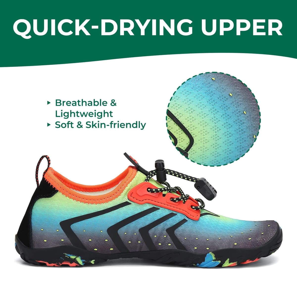 SAGUARO Escarpines Niño Niña Zapatillas de Agua Respirable Zapatos Agua Antideslizante Zapatillas Playa Escarpines Piscina Calzado para Natacion Surf Acuaticas,Gr 24-36 EU — view 3