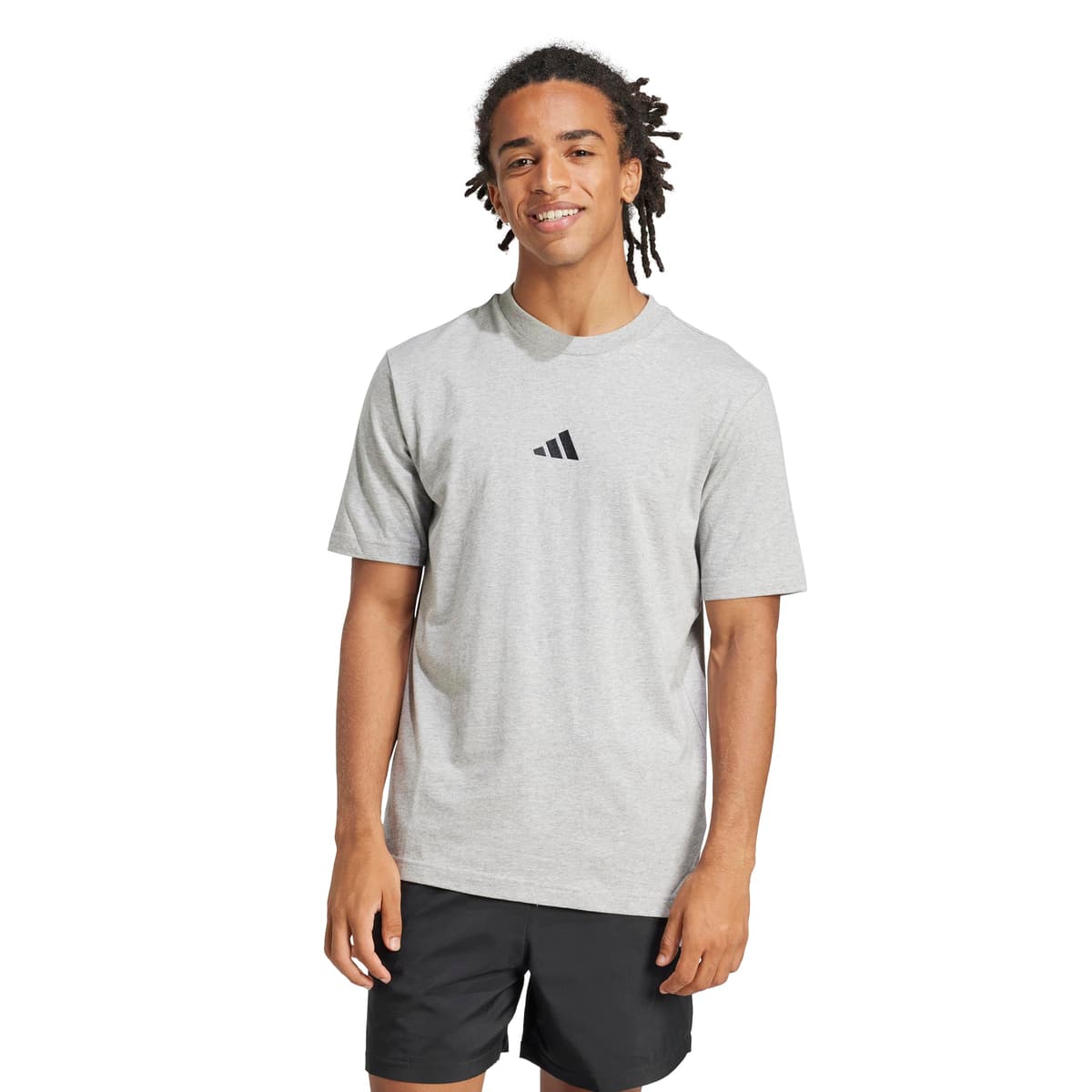 adidas Originals Men's Essentials Small Logo Single Jersey T-Shirt — view 2