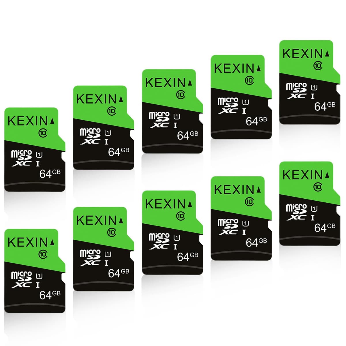KEXIN Micro SD Card 32GB 3 Pack MicroSDHC Memory Card Class 10 High Speed Card Micro SD 32 GB UHS-I TF Card, C10, U1, SD Adapter Include — view 11