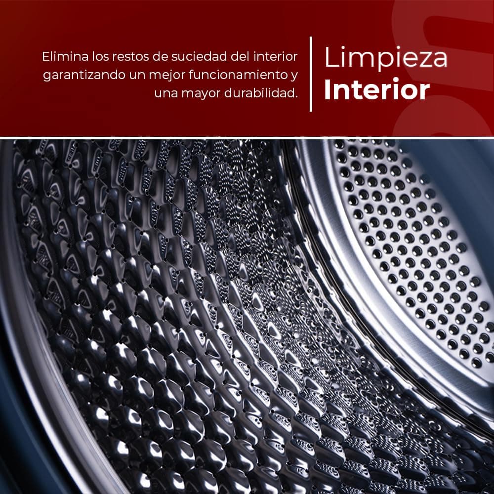 Nilson Lavadora 8Kg Carga Frontal Blanco NL8200AI. 1600W, 1200rpm, Motor Inverter, 11 Programas, Función Stop&Go, Tambor Diamante, Clase de Eficiencia Energética A — view 2