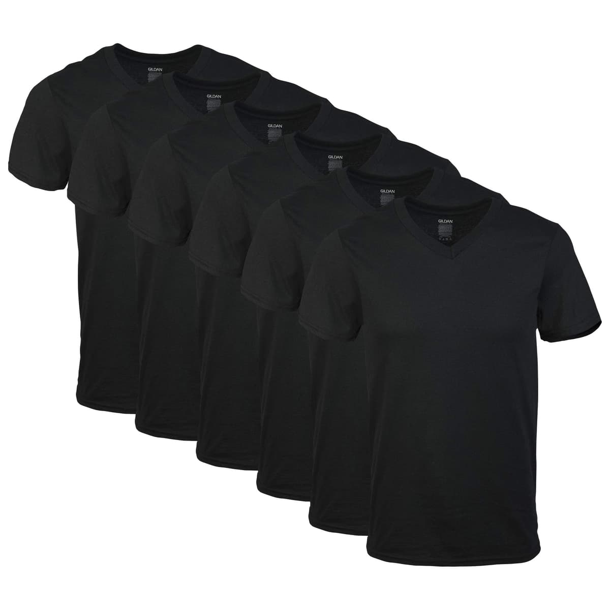Gildan Men's V-Neck T-Shirts, Multipack, Style G1103 — view 9