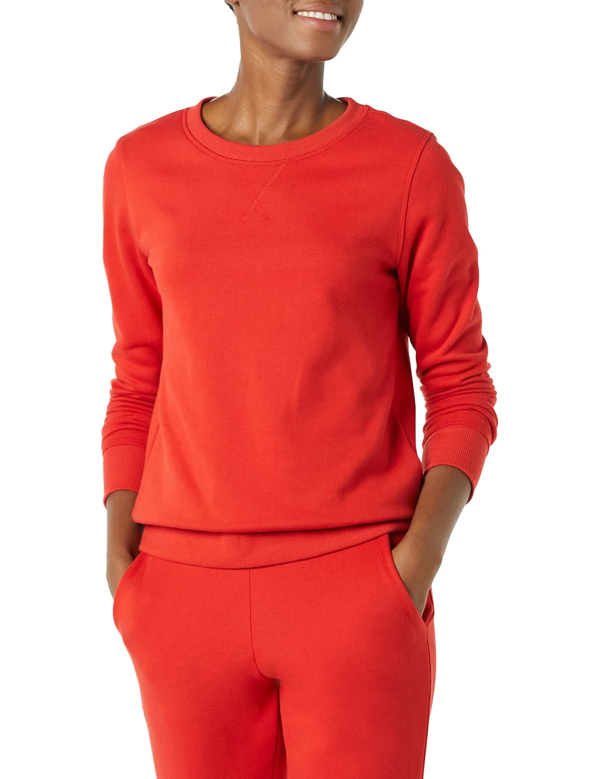 Amazon Essentials Mujer Sudadera con Cuello Redondo de Forro Polar (Disponible en Tallas Grandes) — view 16