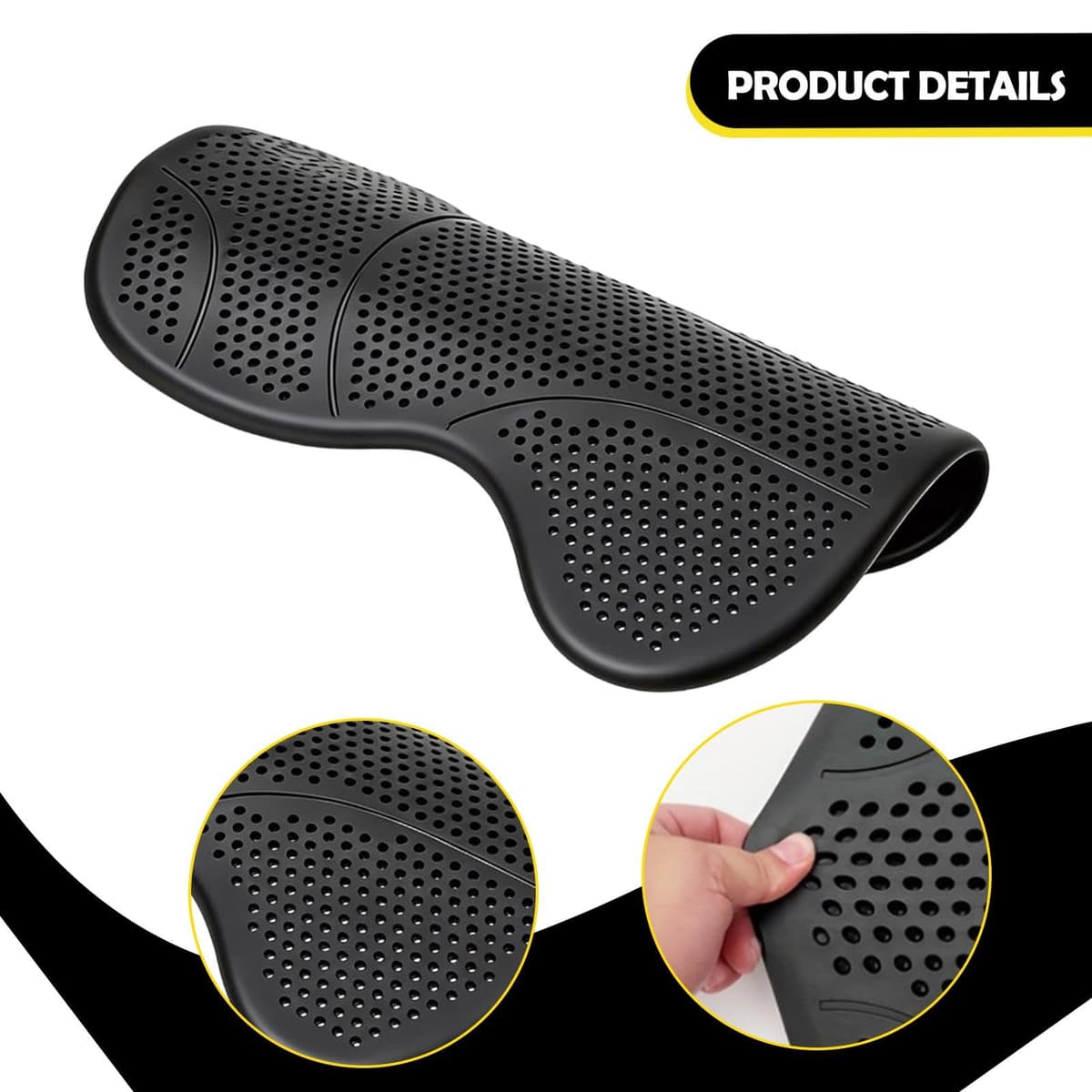 Almohadilla para Caballo de Gel de Silicona Antideslizante Absorbe Impactos para Mayor Comodidad Transpirable Adecuada para Montar Y Uso — view 3