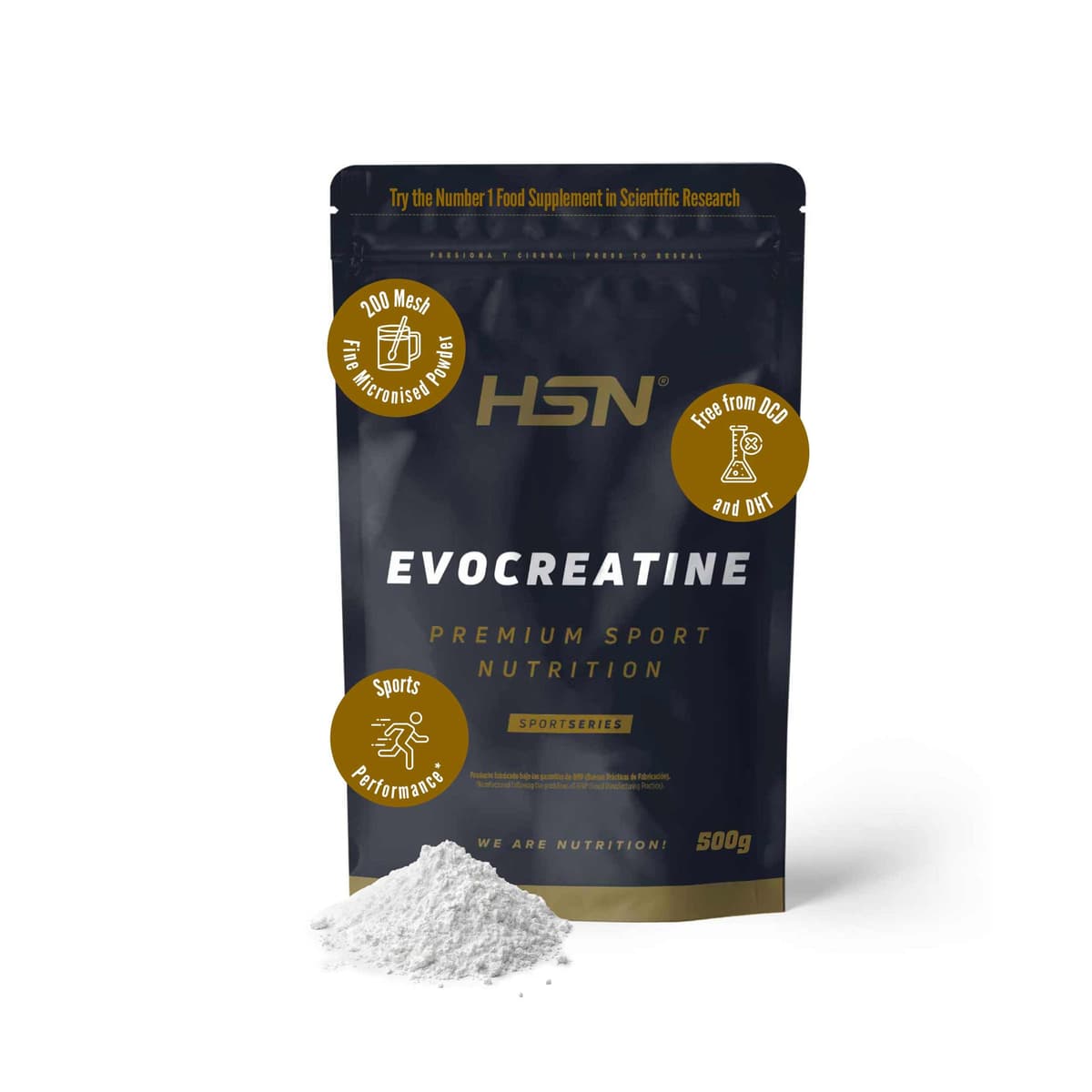 HSN Micronized Creatine Monohydrate 1 kg | 100% Pure, Unflavored | Vegan, Gluten Free and No Additives | High Solubility and Maximum Purity | Does Not Include Doser — view 15