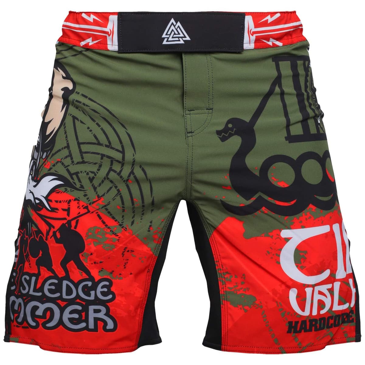 Hardcore Training Fight Shorts Hombre Pantalones Cortos MMA BJJ Boxeo Grappling Fitness No Gi