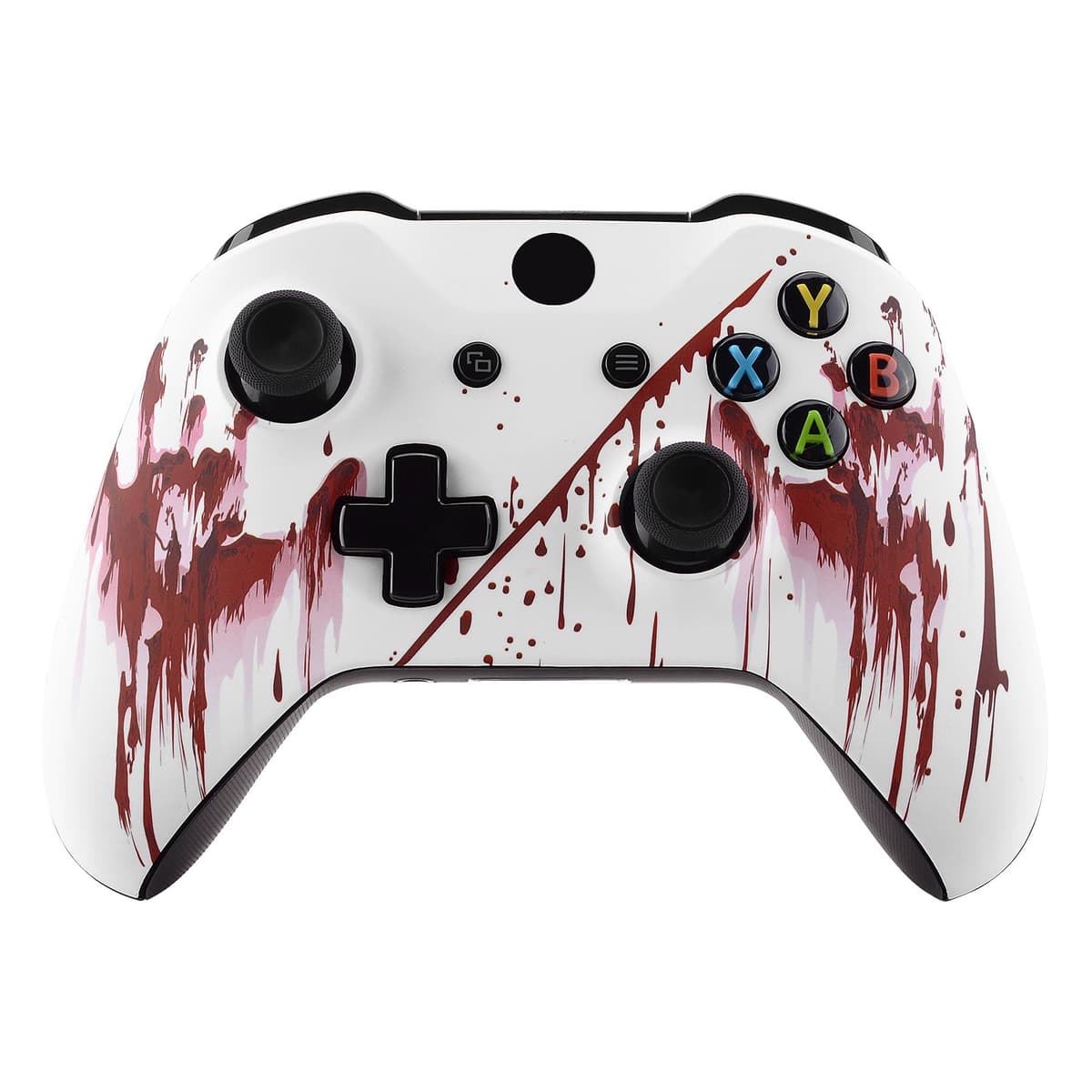 eXtremeRate Carcasa para Xbox One S X Accesorios Funda Delantera Protectora de la Placa Frontal Cubierta Antideslizante para Xbox One X S Control-Model 1708 (Origen del Caos) — view 22