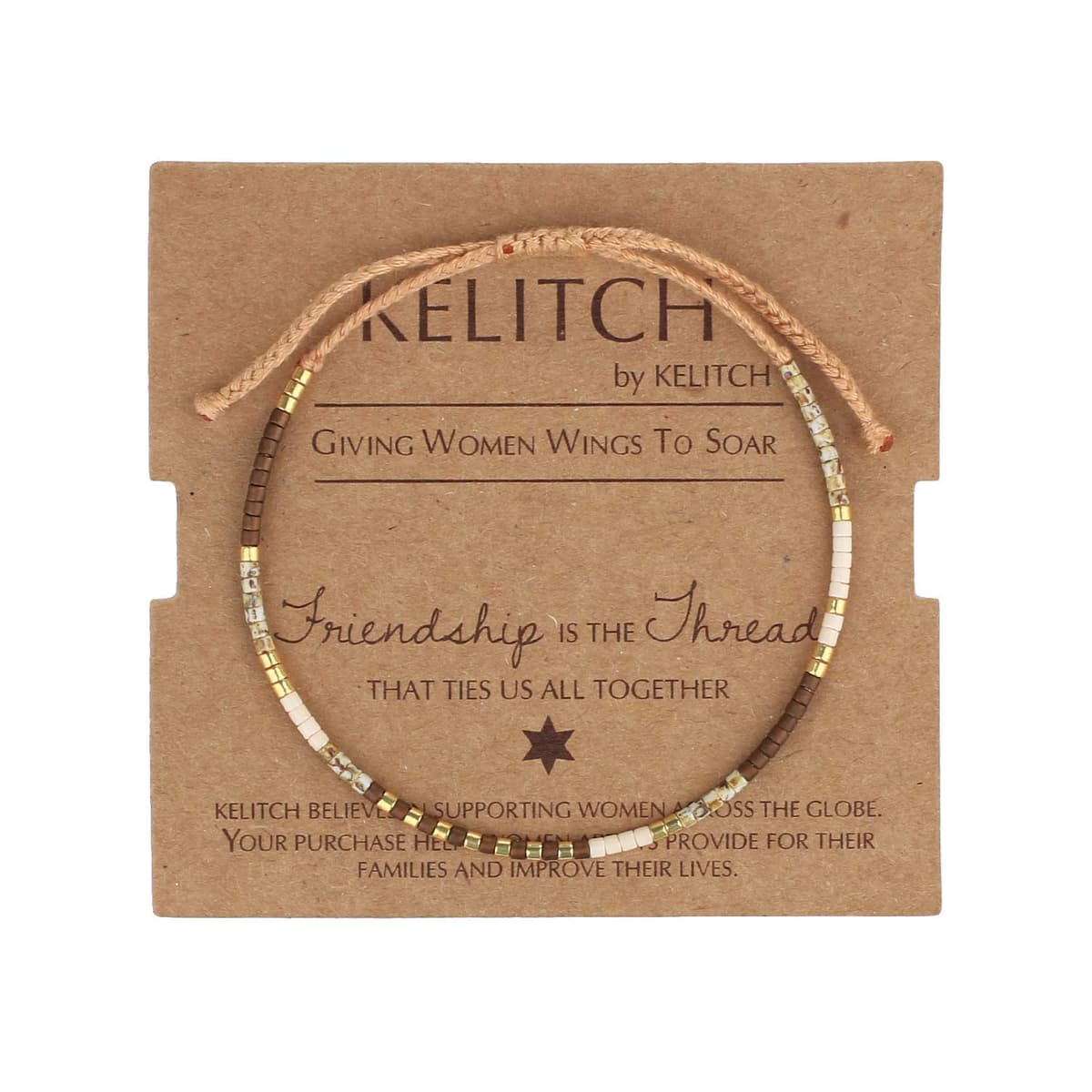 KELITCH Pulseras Amistad con Cuentas Concha Cristal Color Bohemio Pulsera Hecha A Mano Brazaletes Joyería para Mujer — view 40