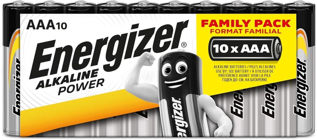 nergizer - Alkaline Power, Pack de 24 Pilas AAA 1,5V, Larga duración para Uso Cotidiano, sin sulfataciones y con hasta 10 años de vida útil — view 2