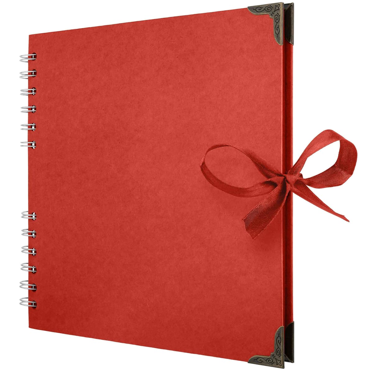 Bstorify Scrapbook Photo Albums 60 Pages (21 x 21 cm) Brown Thick Kraft Paper Scrap Book Ideal for Your Scrapbooking Albums Art & Craft Projects — view 14