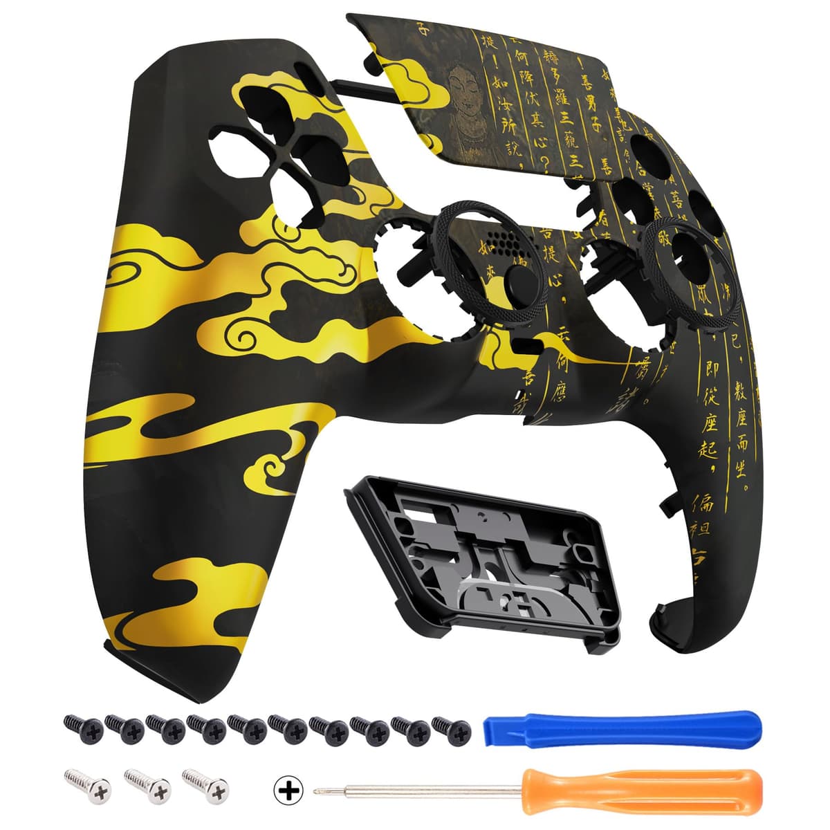 eXtremeRate Luna Rediseñado Carcasa Frontal con Panel Táctil Compatible con ps5 BDM-010 BDM-020 BDM-030 BDM-040 Carcasa Delantera Placa Frontal Funda Portectora Compatible con ps5(Efectivo de $100) — view 20