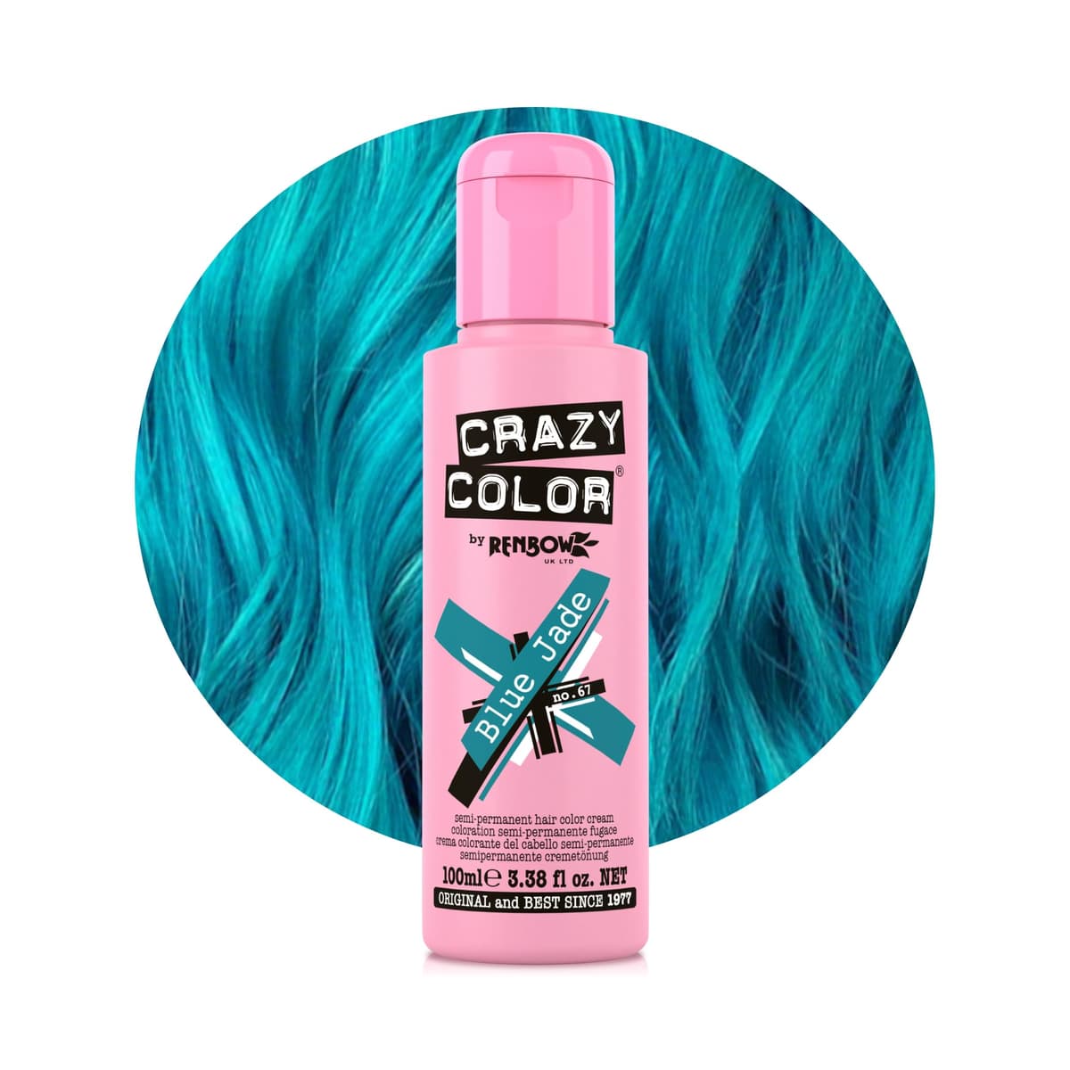 Crazy Color Vibrant Candy Floss Semi-Permanent Hair Dye. Highly Pigmented Pastel Pink Conditioning & Oil Nourishing Vegan Formula | No Bleach or Ammonia | 100ml — view 29