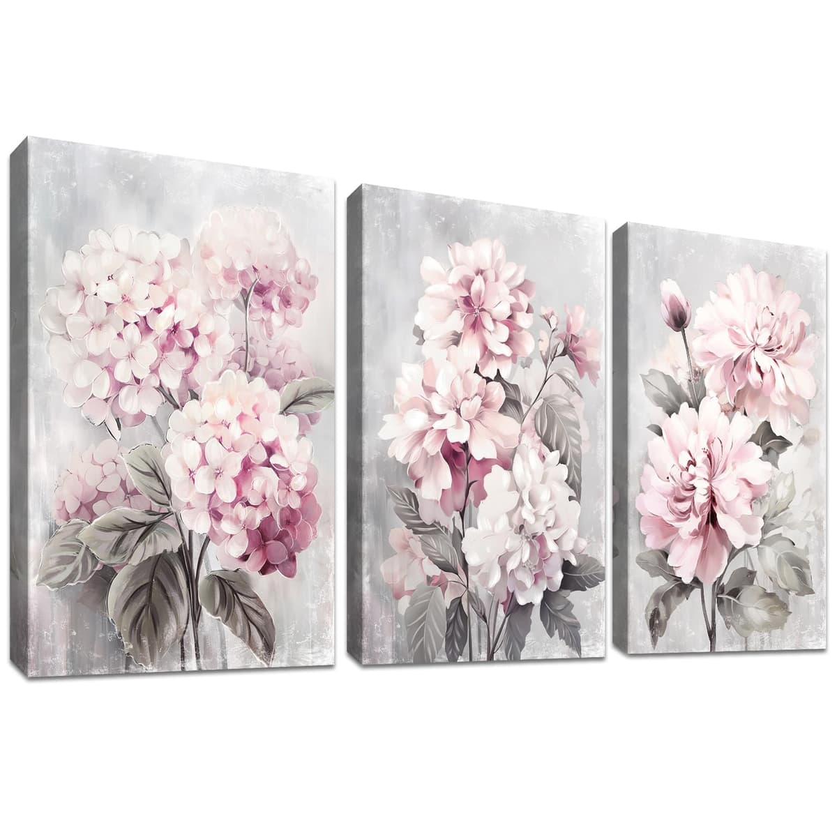 3 Panels Black White Canvas Wall Art Love Home Motivational Quotes Painting on Canvas Print Picture for Living Room Hallway Stairs Bedroom Bathroom Wall Decor Ready To Hang 90x40cm(12"x16"x3pcs) — view 10
