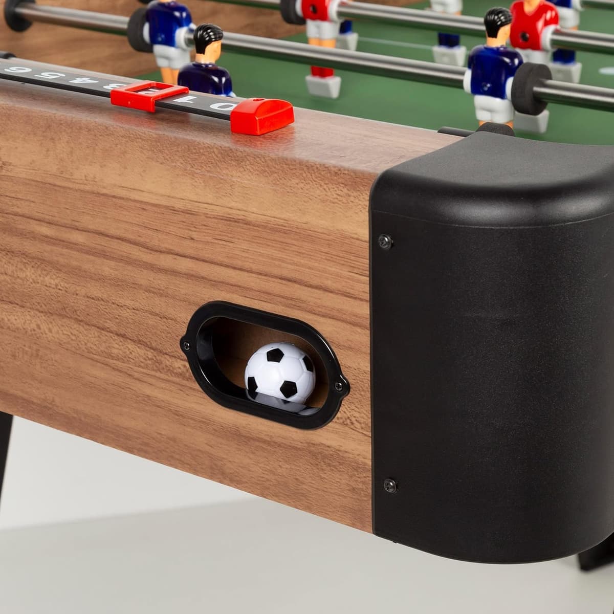 ColorBaby 85432 CB Games Futbolín para niños y Adultos, De Madera de Haya Resistente, Patas Metal, Marcadores manuales, 2-4 Jugadores, 121x61x81 cm, Futbolines, Juegos fútbol niño, Juguetes 6 años — view 2