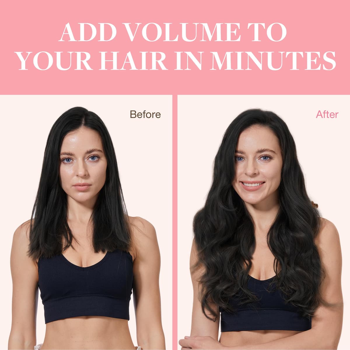 GOO GOO Clip in Hair Extensions Human Hair, 18inch 150g 9Pcs, #2 Dark Brown, Hair extensions for women, Human Hair Extensions Clip in — view 265