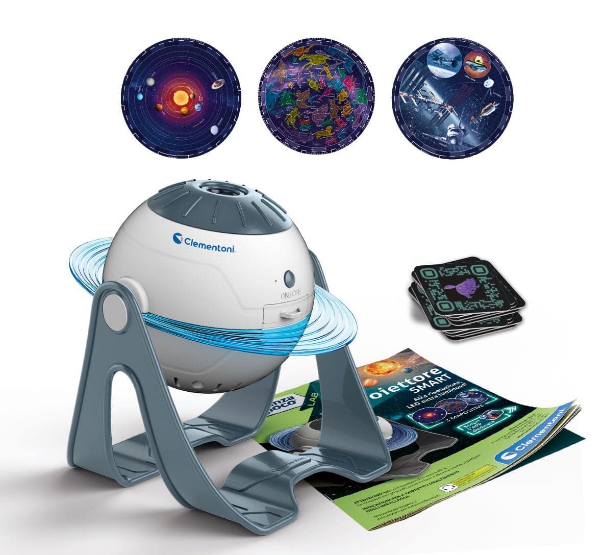 Clementoni Scienza e gioco Lab – Planetario Proyector Delle Stelle Animato 3D, Game Scientifico Bambini 8+ Años, para Descubrir el Sistema Solar y Las Constelaciones, Made in Italy, Idioma Italiano — view 4
