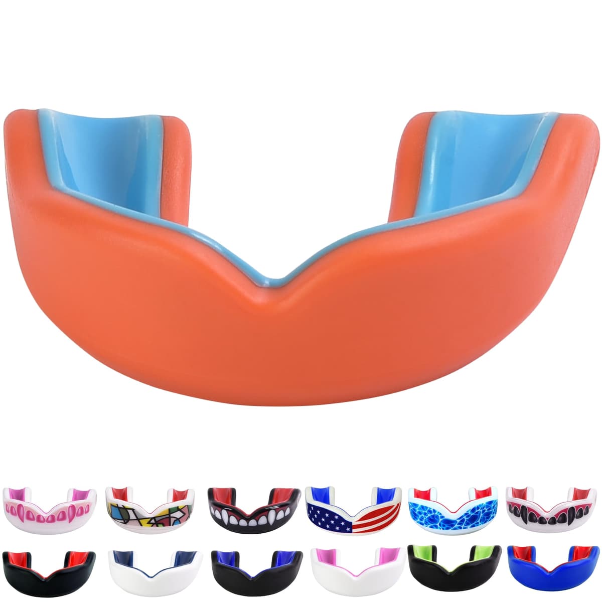 Oral Mart Vampiro colmillo Protector bucal con Estuche ventilado para Karate, Boxeo, Combate, Taekwondo — view 17