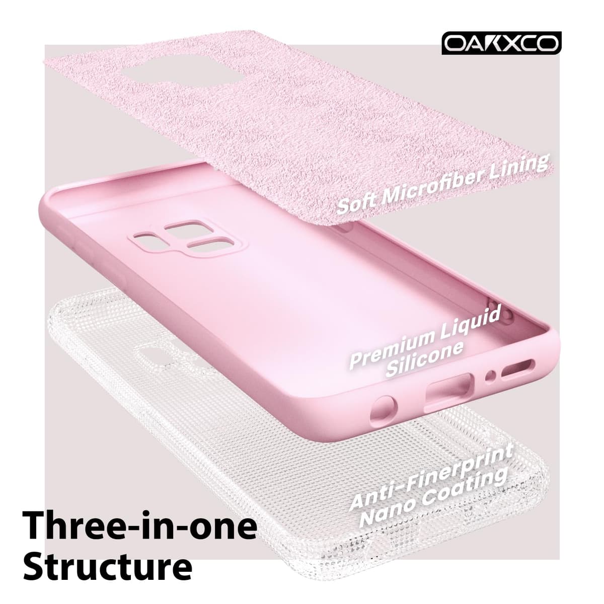 oakxco for Samsung Galaxy S24 Ultra Phone Case Liquid Silicone, Thin Slim Soft Rubber Gel TPU Plain Simple Cover for Women Girl Cute, Matte Solid Color, Brown Khaki Nude — view 148