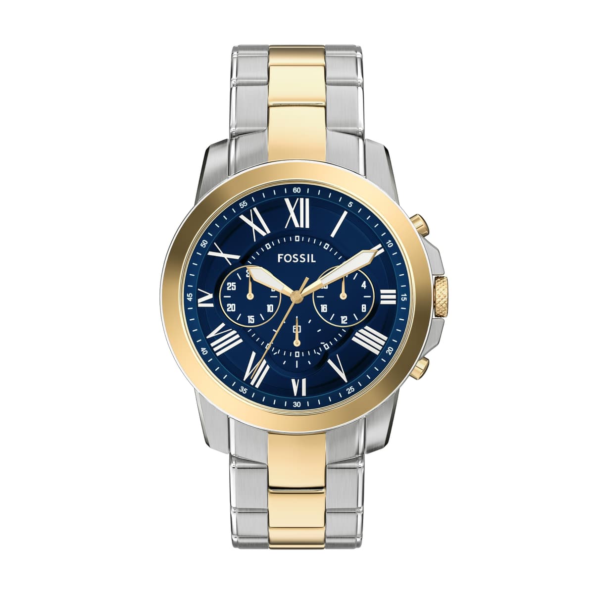 Fossil Men's Watch, Grant Quartz Stainless Steel Chronograph Watch for Men — view 15