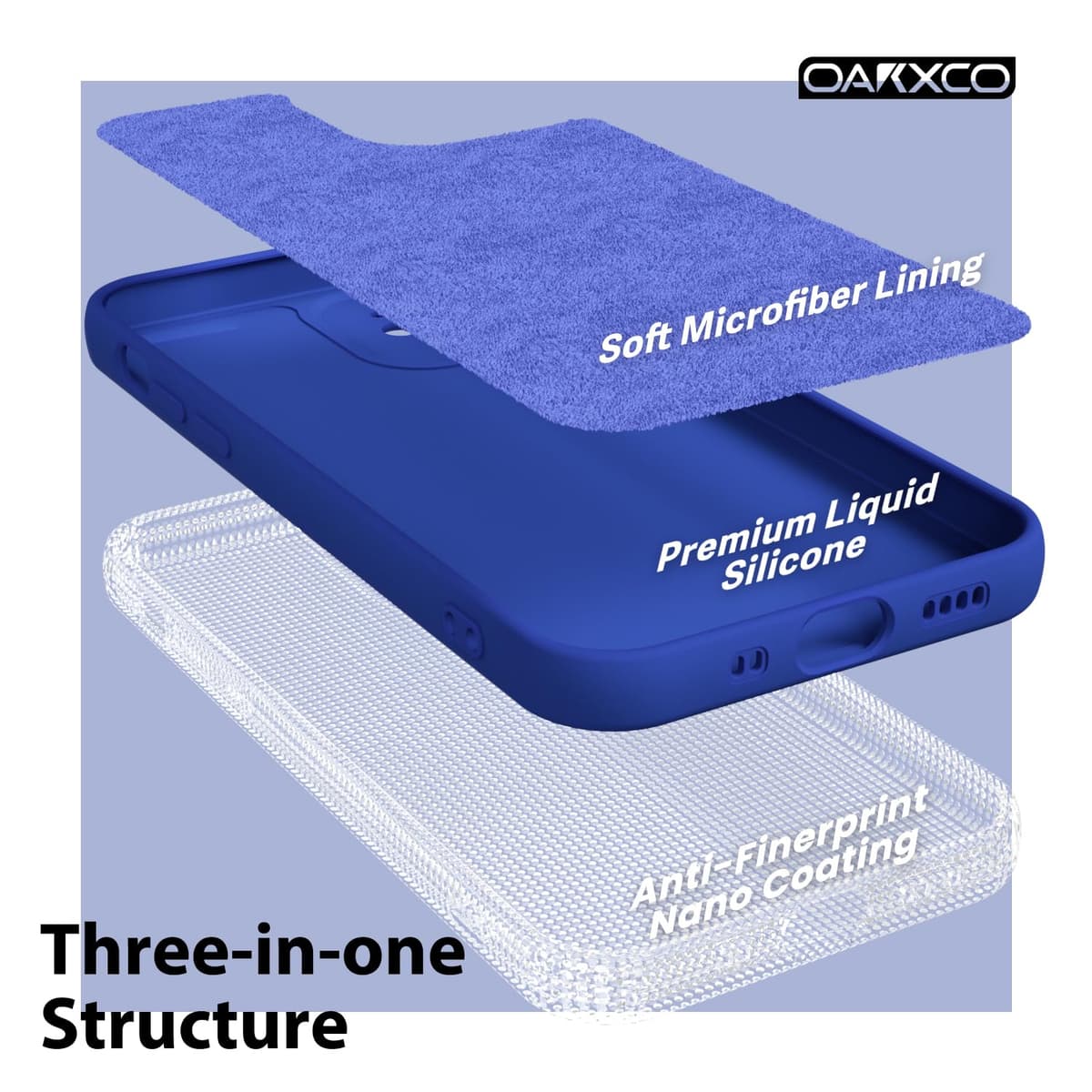 oakxco for iPhone 17 Pro Max Phone Case Liquid Silicone, Cute Thin Slim Grip Soft Rubber Gel for Women Men, Smooth Matte TPU Plain Solid Color Girly Simple Case with Camera Cover, Light Pink — view 1350