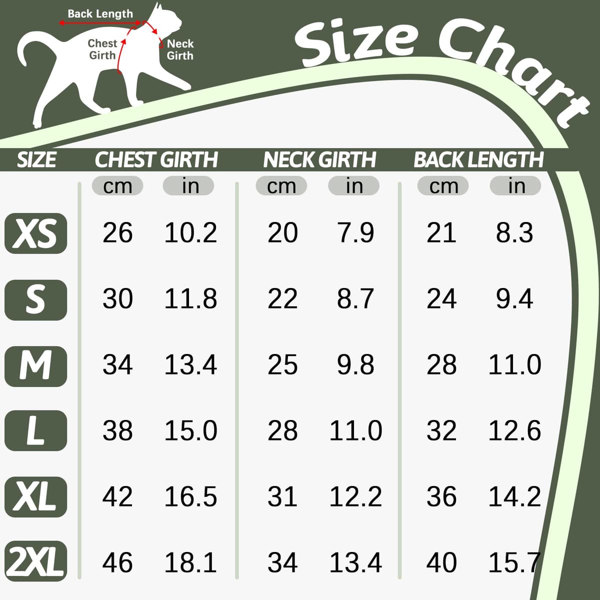 Chaleco Polar para Gatos, Chaqueta de Invierno Abrigo Otoño Invierno Caliente Pullover Suave Fleece Onesie Felpa para Gatos Body Postoperatorio(Verde Militar, L) — view 2