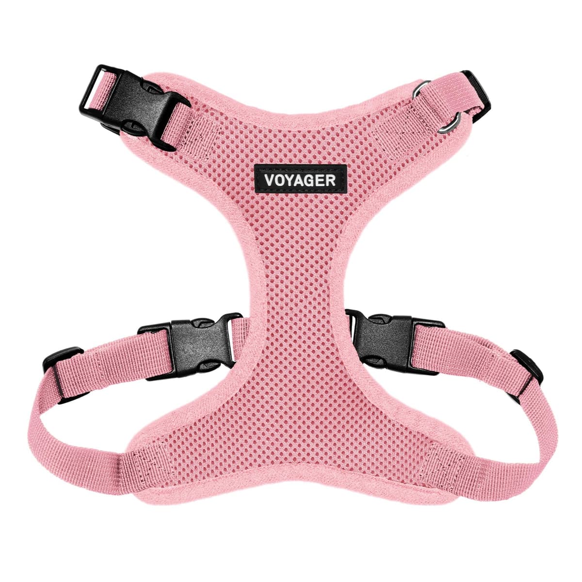 Best Pet Supplies Voyager Step-in Lock Pet Harness – All Weather Mesh, Adjustable Step in Harness for Cats and Dogs Pink (Matching Trim), XS (Chest: 11-16" Fit Cats)