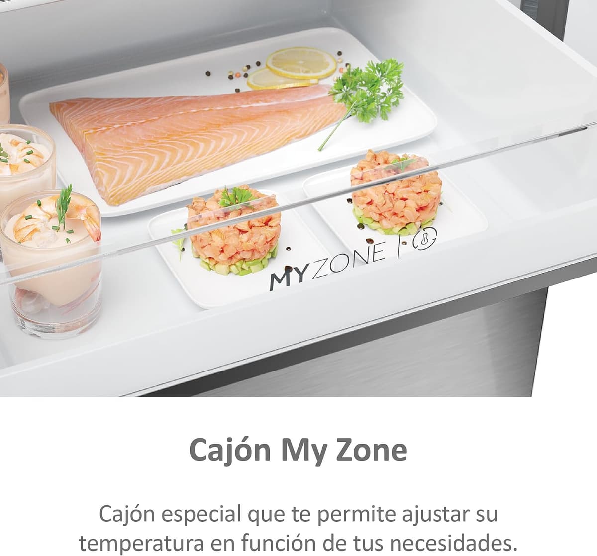 Haier 3D 60 Series 5 HTW5618CNMG - Frigorífico Combi, Cajones Direct Access, Circular AirFlow, WIFI, Tecnología ABT, Motor In — view 4