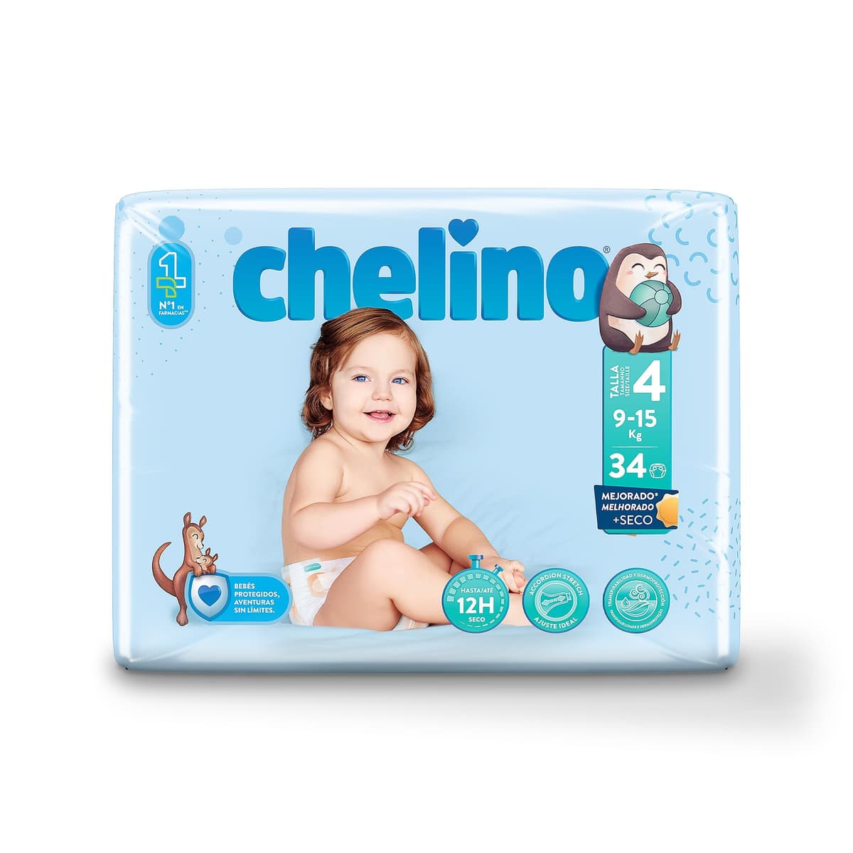 Chelino Pañales infantiles Talla 5 (13-18kg), 30 Unidades ( Paquete de 1) — view 8