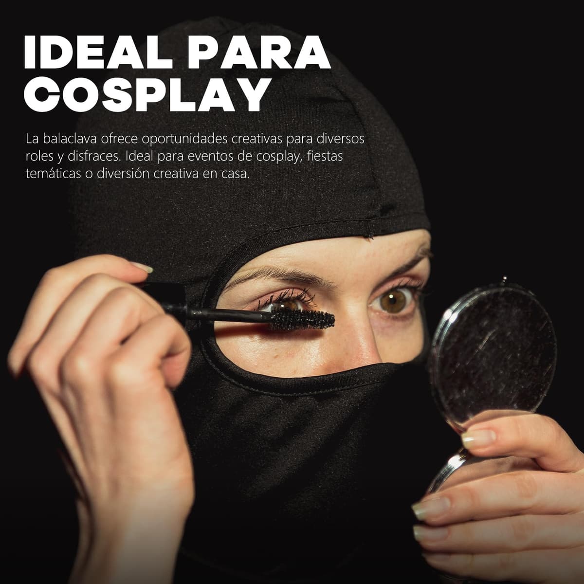 Fuinloth Pasamontañas Moto, Balaclava Verano Protector UV Deportes al Aire Libre Hombre y Mujer — view 7