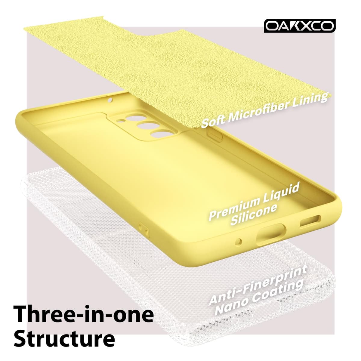 oakxco for Samsung Galaxy S24 Ultra Phone Case Liquid Silicone, Thin Slim Soft Rubber Gel TPU Plain Simple Cover for Women Girl Cute, Matte Solid Color, Brown Khaki Nude — view 609