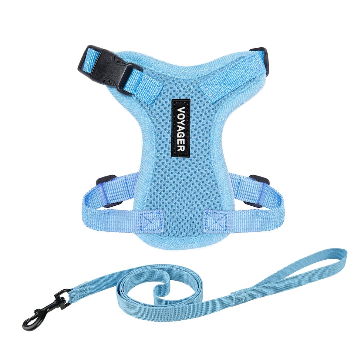 Best Pet Supplies Voyager Step-in Lock Pet Harness – All Weather Mesh, Adjustable Step in Harness for Cats and Dogs Turquoise (Matching Trim), XL (Chest: 22-36") — view 62