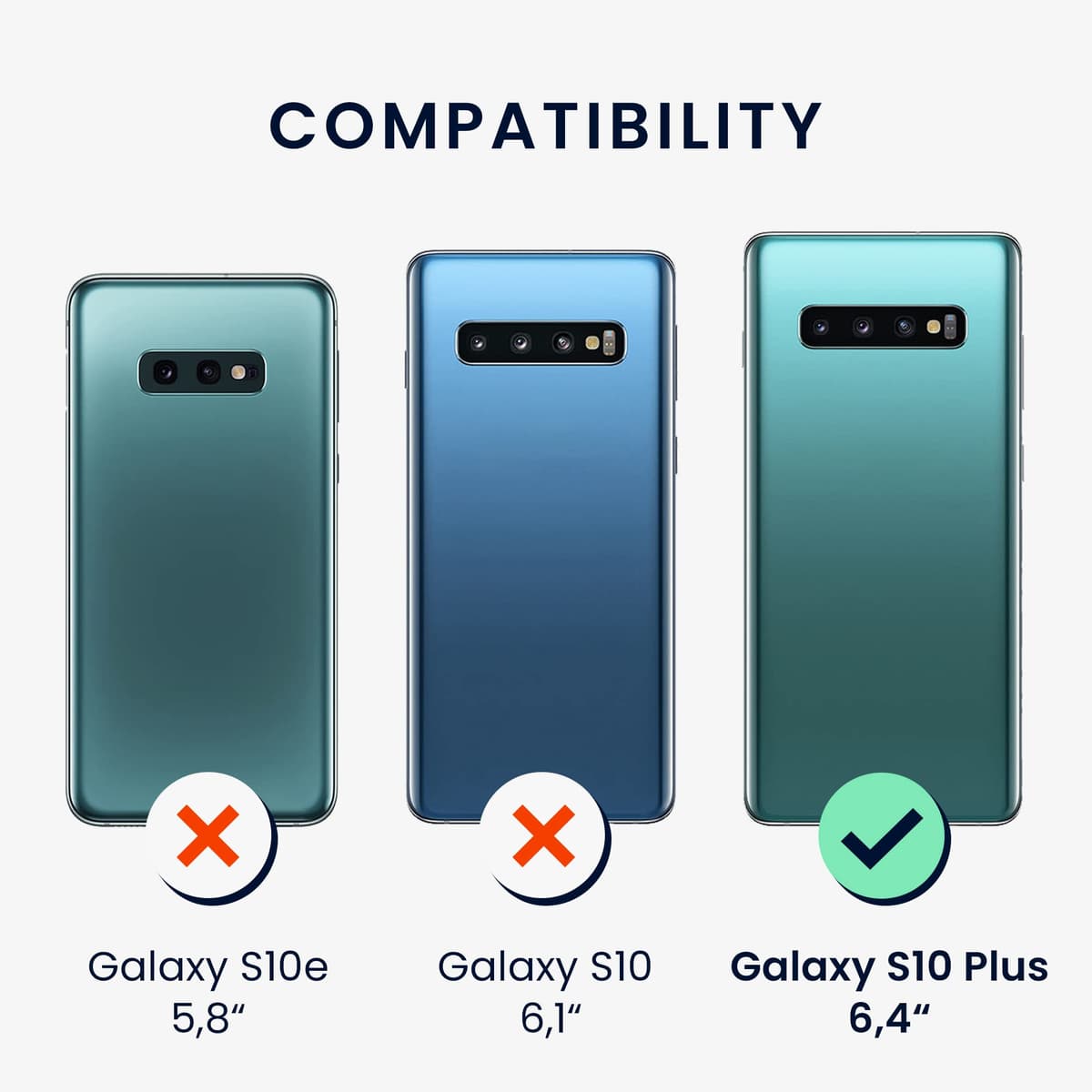kwmobile Case for Samsung Galaxy S10 Plus / S10+ Case - Soft Cover - Shockproof Silicone - Wireless Charging Dark Rose — view 6