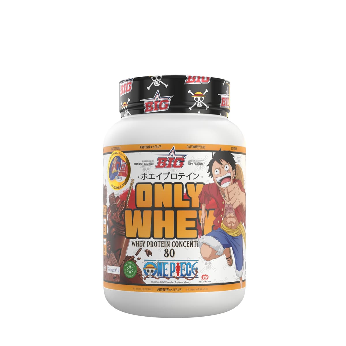 BIG - Proteinas Whey - Proteina en Polvo para Desarrollo de Masa Muscular y Recuperación - Materia Prima Premium - Whey Protein Sin Lactosa, Sin Azúcar, Sin Grumos (1Kg, Cacaolat) — view 43