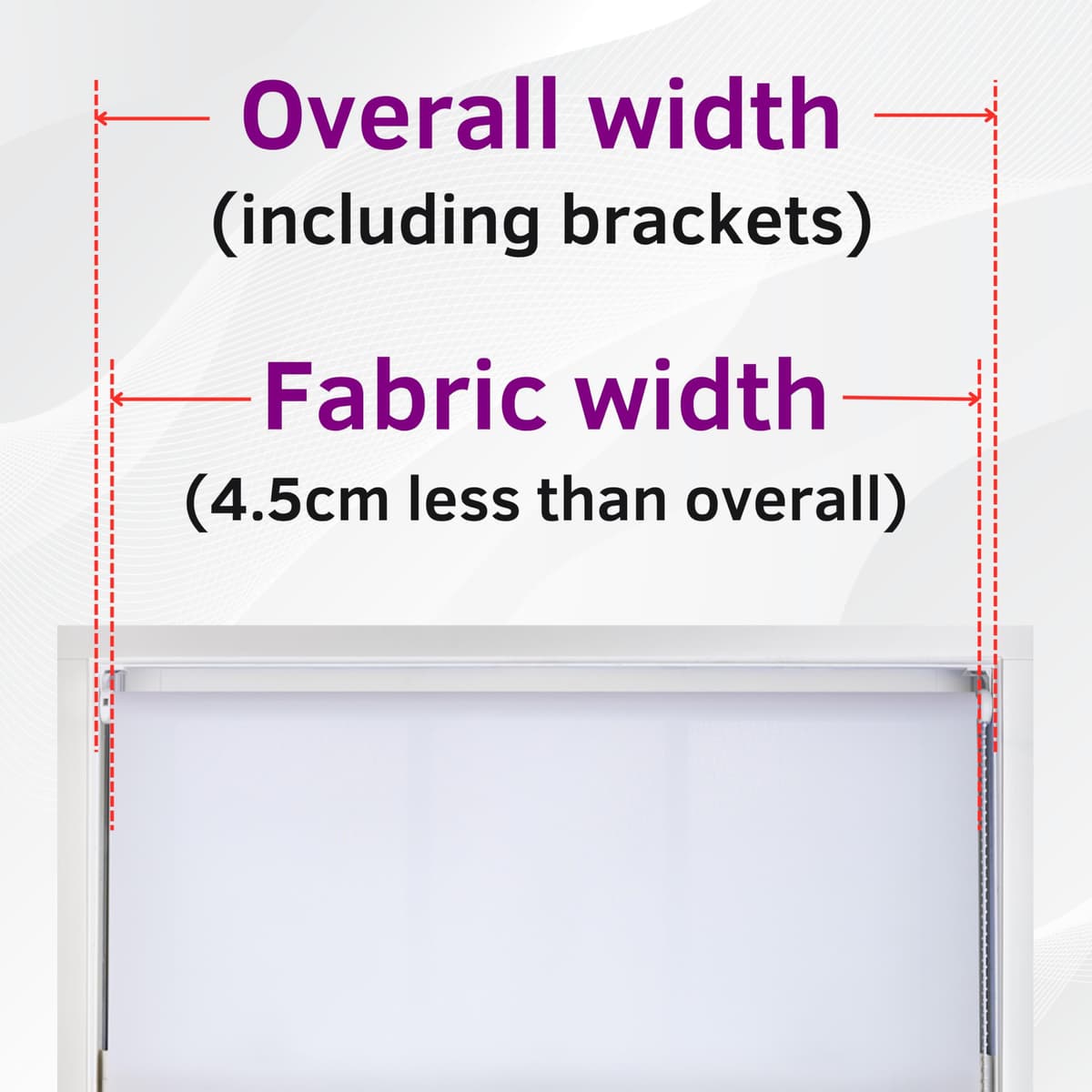 FURNISHED Daylight Roller Blind Trimmable Blinds Window Shade - Easy Install Non-blackout Fabric Complete Roller Blind Kit for Kitchen Living Room Bedroom, Grey, 145W x 165H cm — view 2