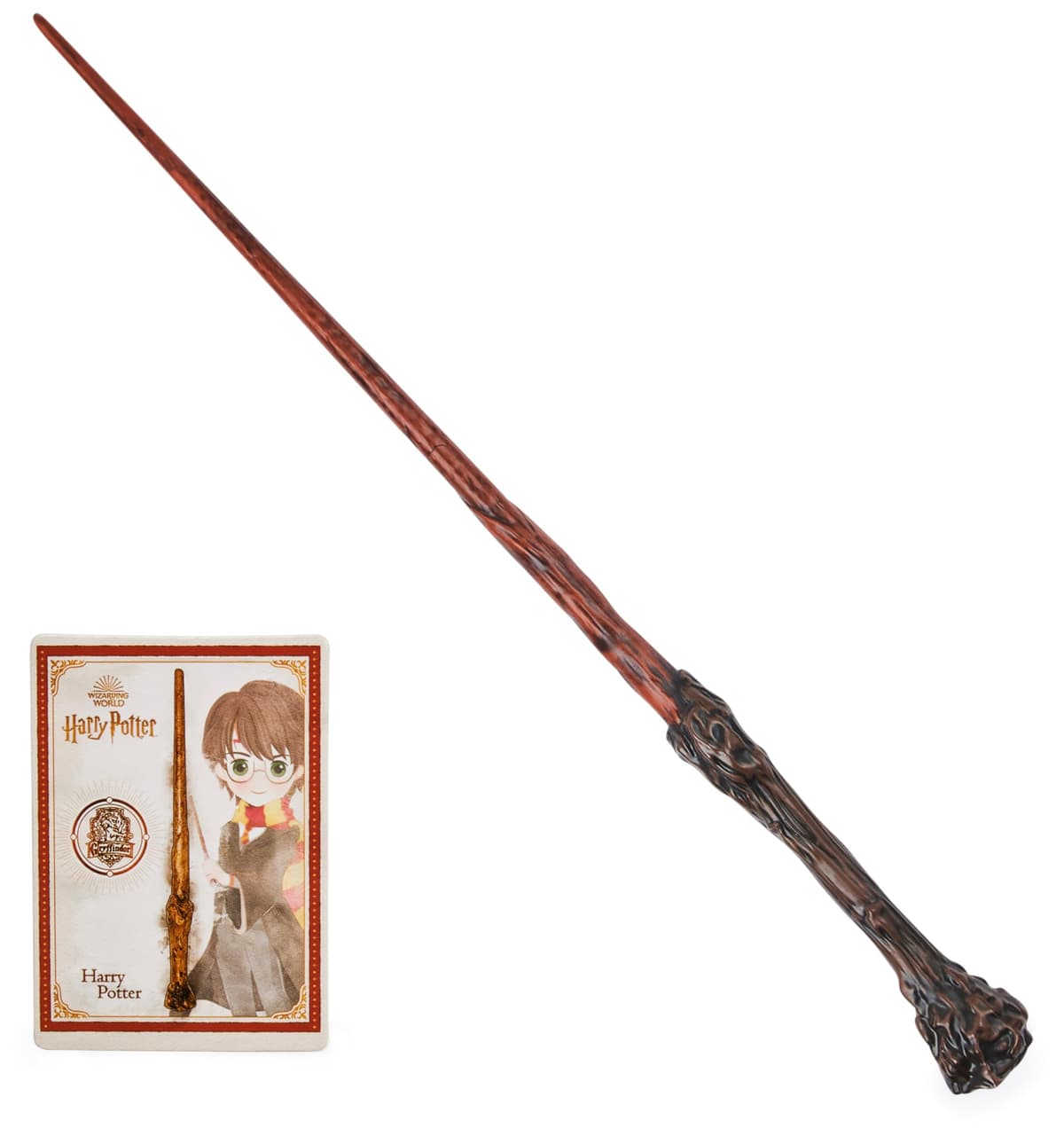 Wizarding World - Varita Harry Potter Deluxe de 30 cm con Tarjeta de Hechizo - Harry Potter Regalos - Juguetes Niños 6 Años + - Regalo Niño 6 Años + — view 2