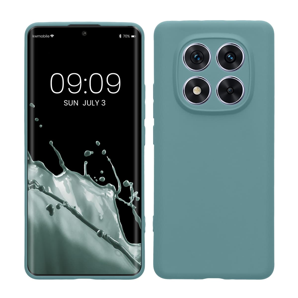 kwmobile Carcasa Compatible con Xiaomi Redmi Note 14 Pro 5G / Poco X7 Funda - Funda Ultrafina de TPU con Bordes elevados - Lavanda Metalizado — view 283