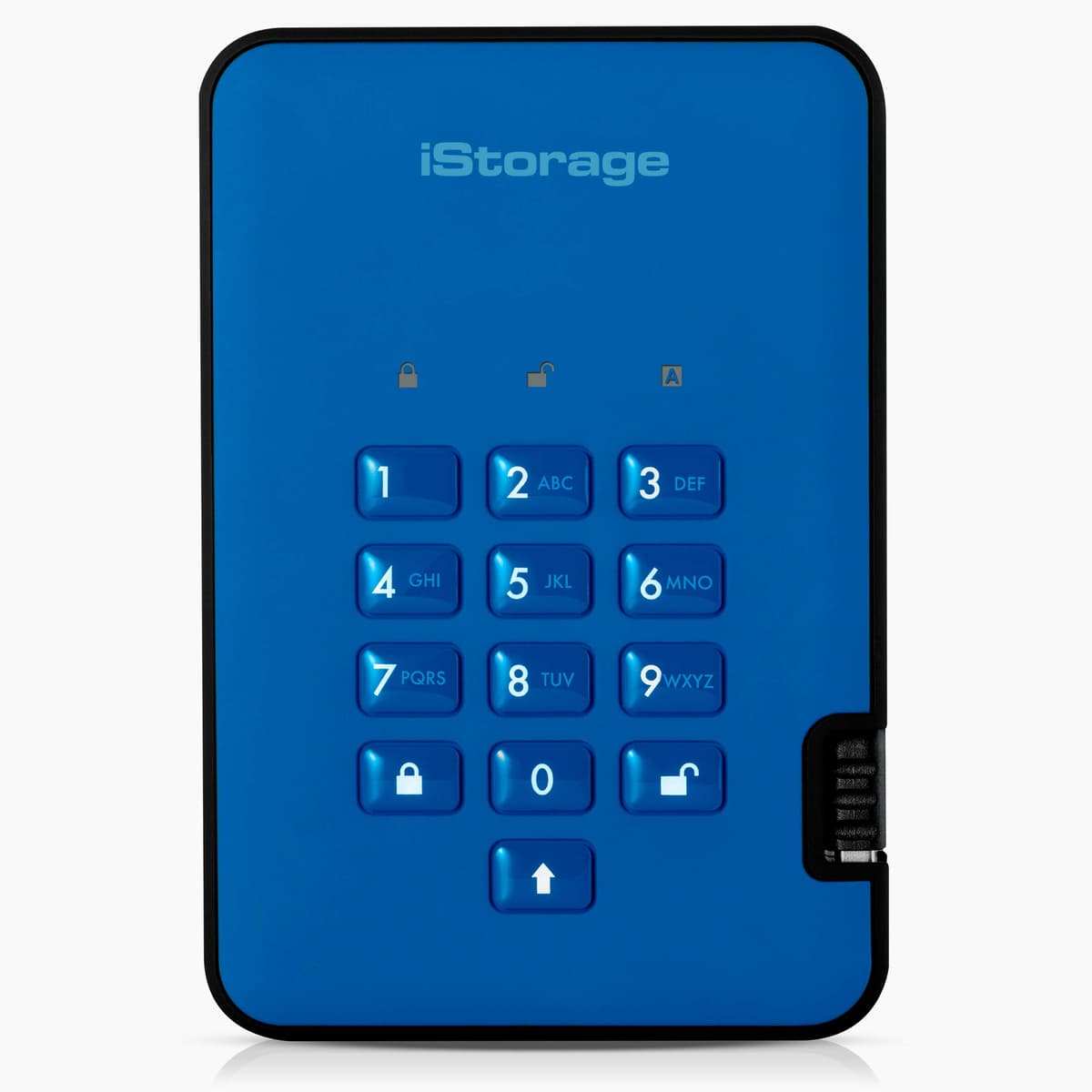 iStorage diskAshur2 SSD 128GB Black - Secure Portable Solid State Drive - Password Protected - Dustproof & Waterproof - Hardware Encryption — view 8