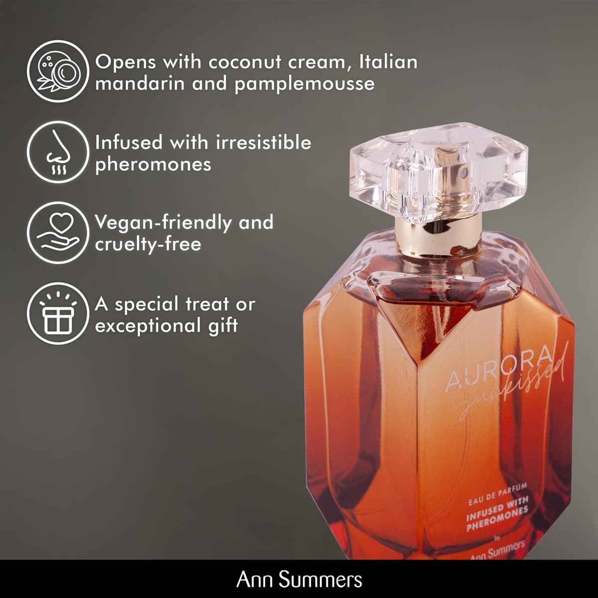 Ann Summers Aurora Sunkissed Pheromone Perfume for Women (100ml Eau de Parfum) – Long-Lasting Womens Perfume with Coconut & Vanilla – Alluring Fragrance to Enhance Attraction – Vegan & Cruelty-Free — view 4