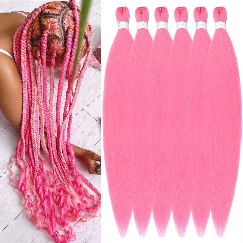 YDDM Capelli Per Treccine Africane Azul Extension Treccine Texture Yaki Easy Install per Principianti 26 Pollici 3 Pezzi Capelli Leggeri e Naturali per Box Braids, Twist e Crochet — view 5