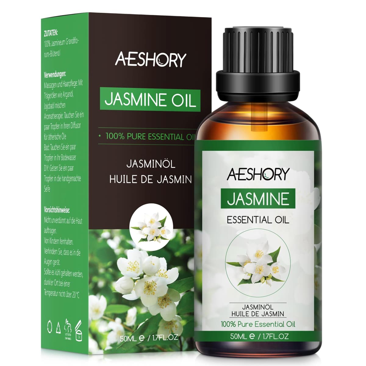 AESHORY Aceite Esencial de Rosa 50ML, Natural Aceite de Aromaterapia de Rosa, Aceites de Fragancia Premium para Humidificador, Masaje, Baño, Cuidado la Piel, Relajación y Calma — view 40