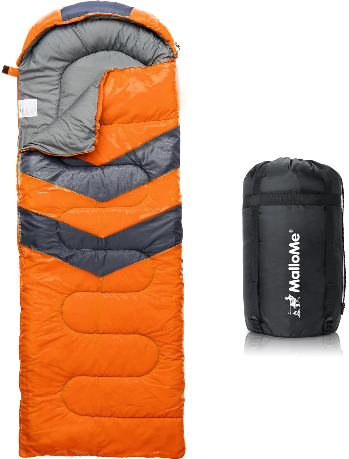 MalloMe – Saco de Dormir para Adulto, niño, Invierno, Verano, Primavera, otoño, plumón para 1 Persona, Impermeable, Bolsas de Dormir y Senderismo – Bolsa de Dormir Ultraligera, compacta para Dormir — view 27