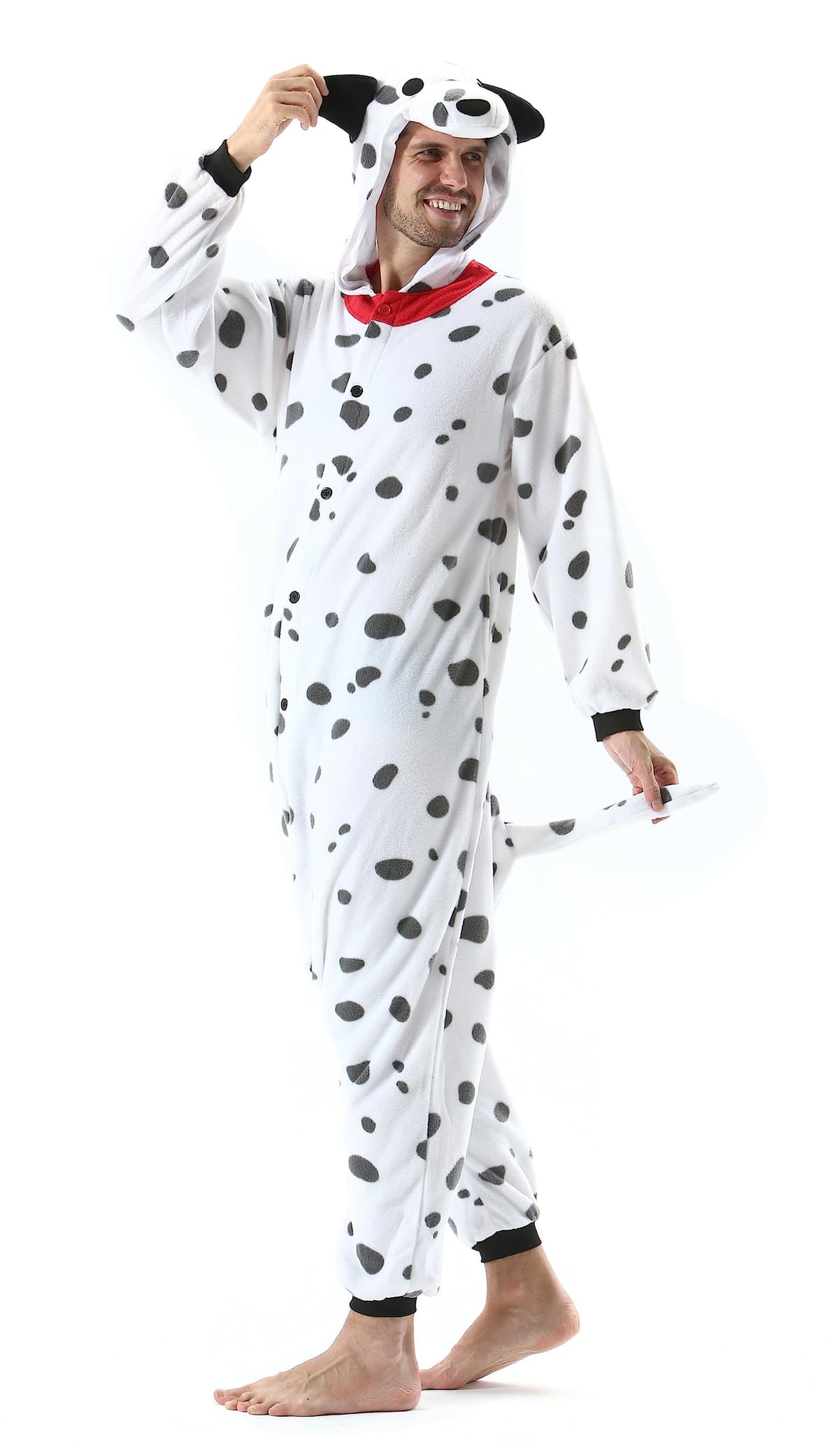 SimZoo Adulto Disfraz Pijama Unisex Pijama Kigurumi Onesie para Carnaval Halloween Cosplay Ropa de Dormir Traje de Disfraz para Navidad Festival Mujer y Hombre — view 4
