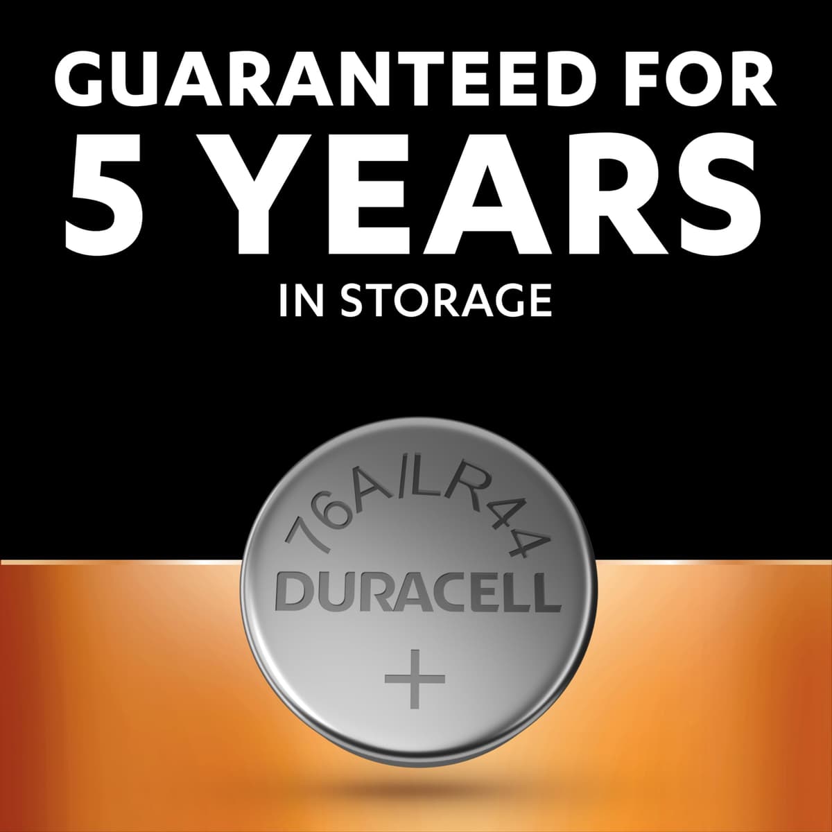 DURACELL LR44 (8 Pack) Specialty Alkaline Battery 1.5V (A76)– +50% EXTRA LIFE– For Thermometers, Flashlights, Watches, Security Systems & Medical Devices – 5–Year Storage Guarantee - Leak Prevention — view 4