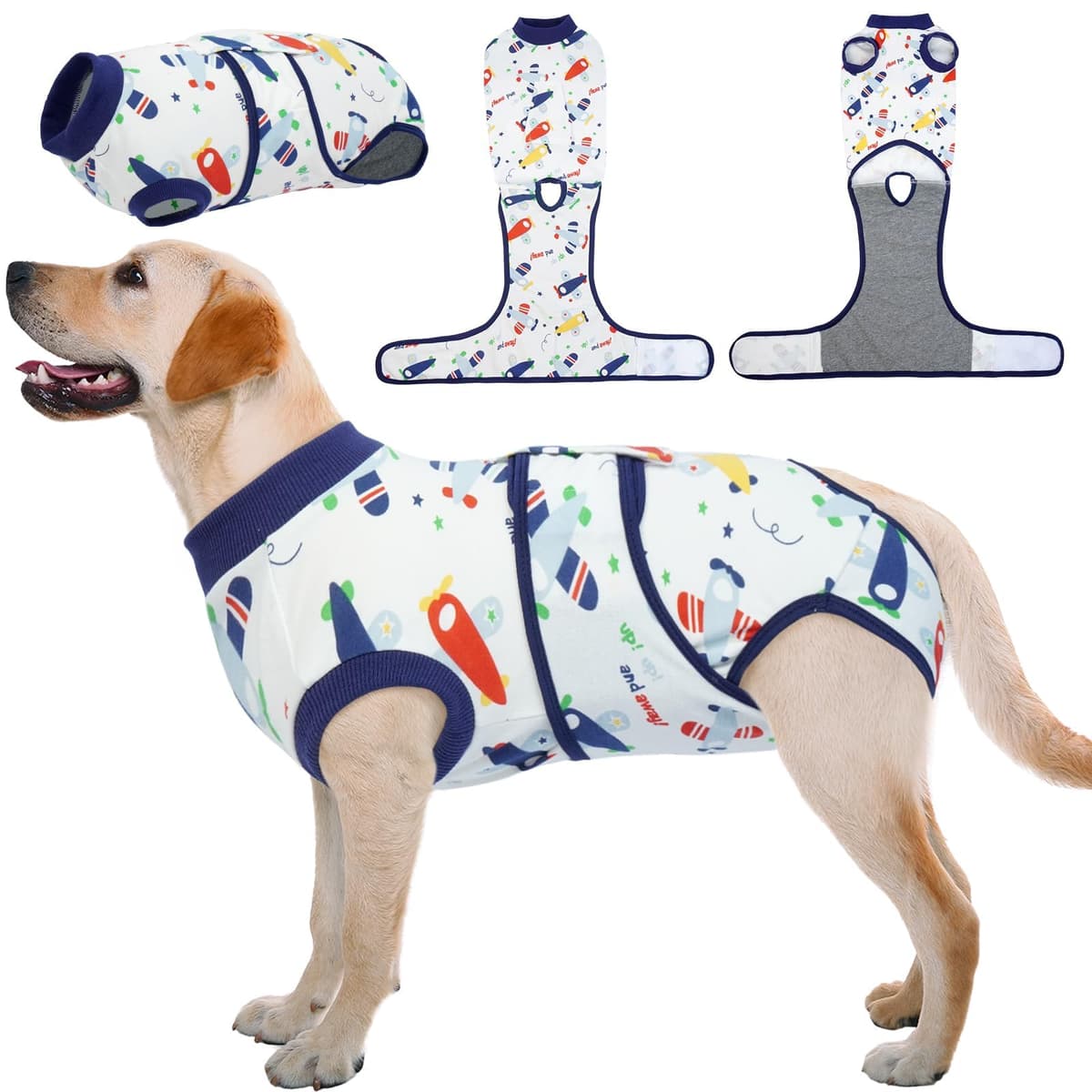 Kuoser Dog Recovery Suit Female, Dog Onesie for Surgery, Female Spay and Male Neuter Onesie for Post-Op Care, Prevent Licking Puppy Onesies — view 17