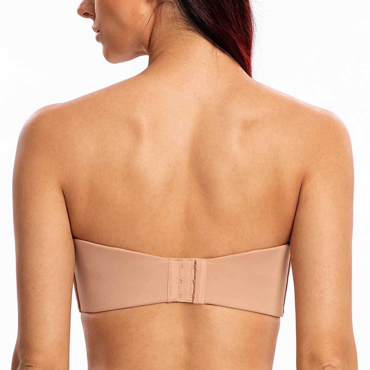 MELENECA Women's Strapless Minimizer Multiway for Large Bust Unlined Seemless Underwire Bandeau Bra — view 2