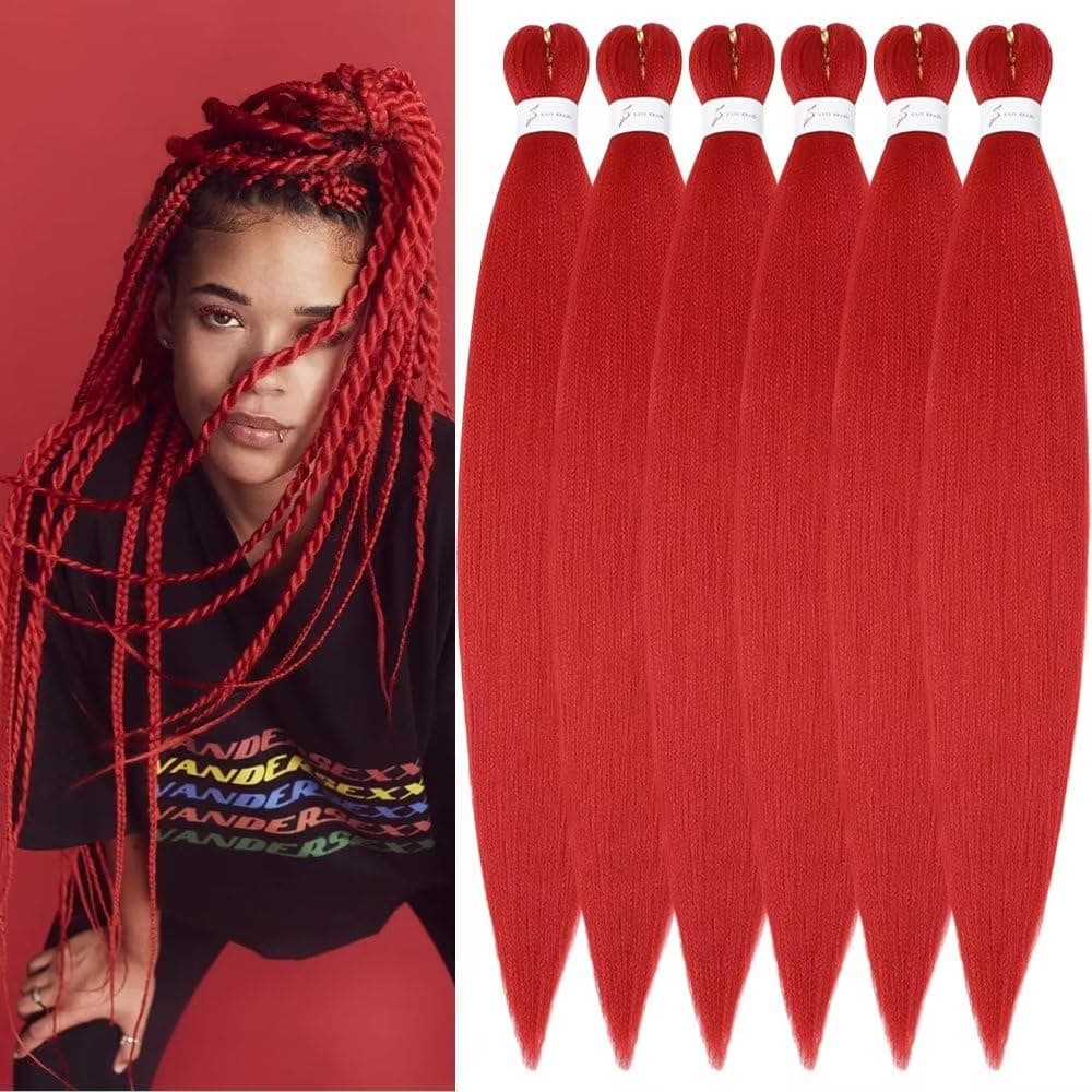 YDDM Capelli Per Treccine Africane Azul Extension Treccine Texture Yaki Easy Install per Principianti 26 Pollici 3 Pezzi Capelli Leggeri e Naturali per Box Braids, Twist e Crochet — view 11