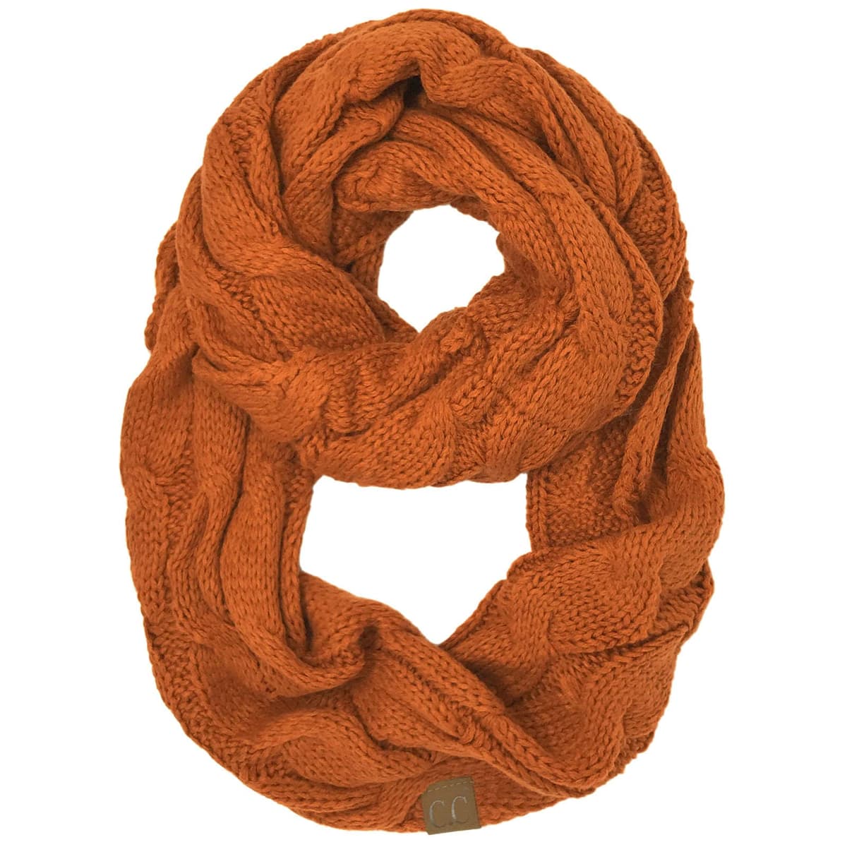 Warm Chunky Soft Stretch Cable Knit Beanie Skully — view 94