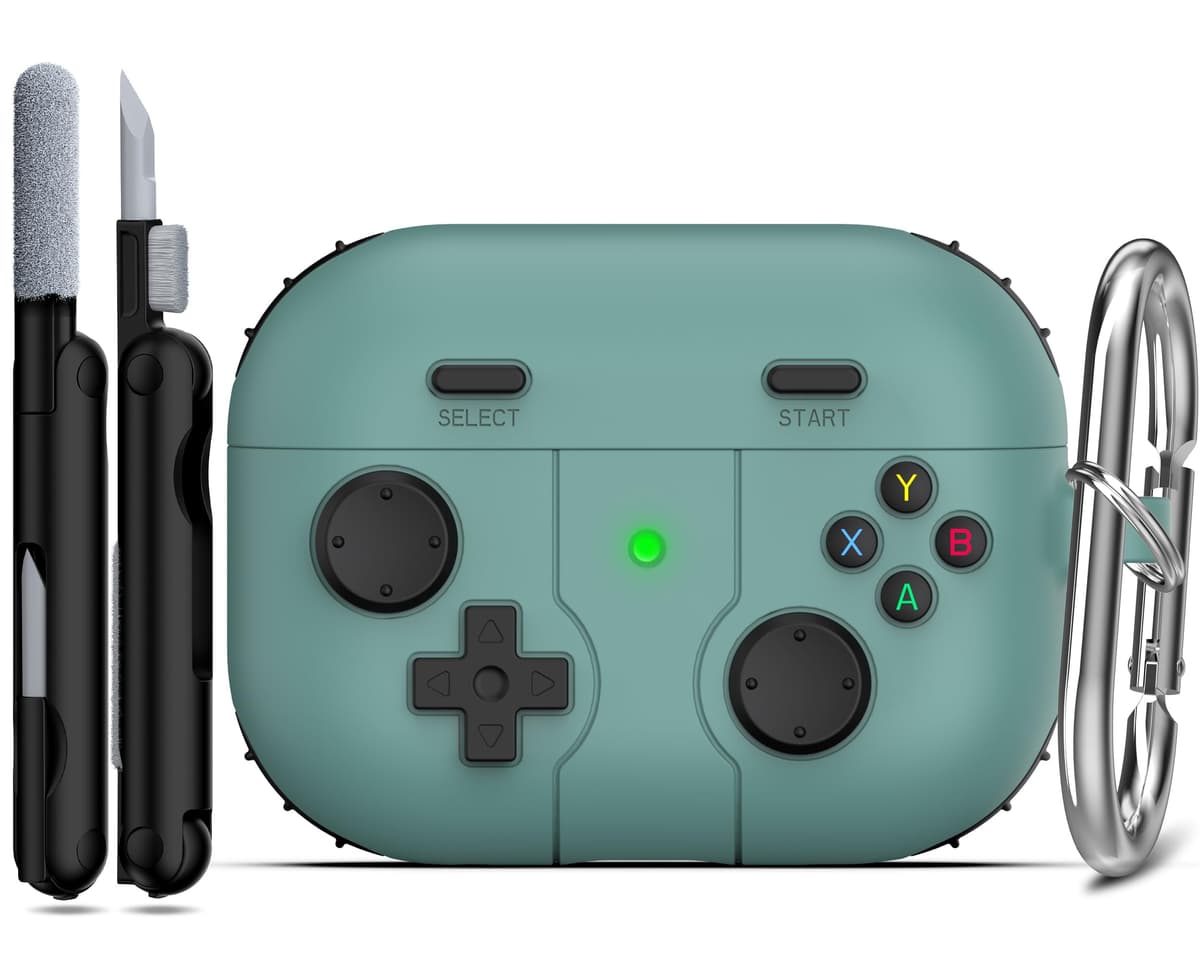 RFUNGUANGO Compatible con Airpods 4 Estuche (2024) con Kit de Limpieza, Clip de Bloqueo Seguro y Estuche de Protección a Prueba de Golpes para Airpods 4ta Generación Lanzamiento 2024,Cielo Estrellado — view 32